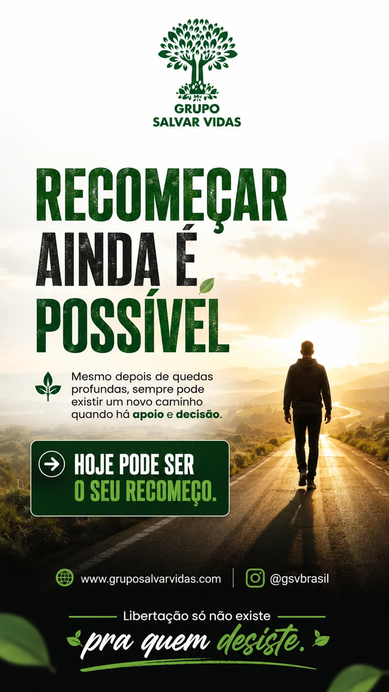 Grupo Salvar Vidas São Paulo SEO dependência química alcoolismo saúde mental 9