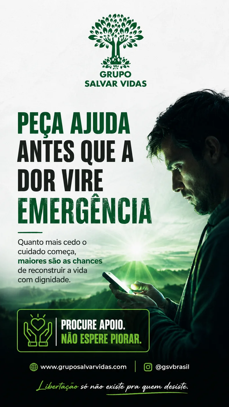 Grupo Salvar Vidas São Paulo SEO dependência química alcoolismo saúde mental 10