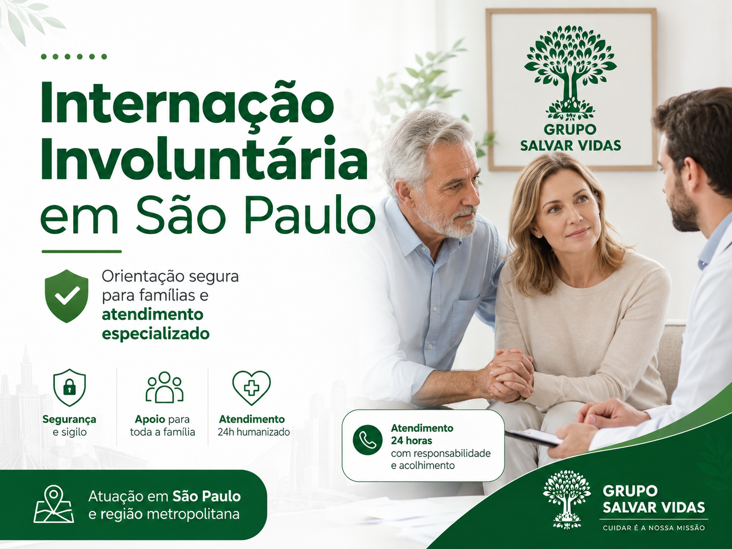 Orientação para internação involuntária em São Paulo