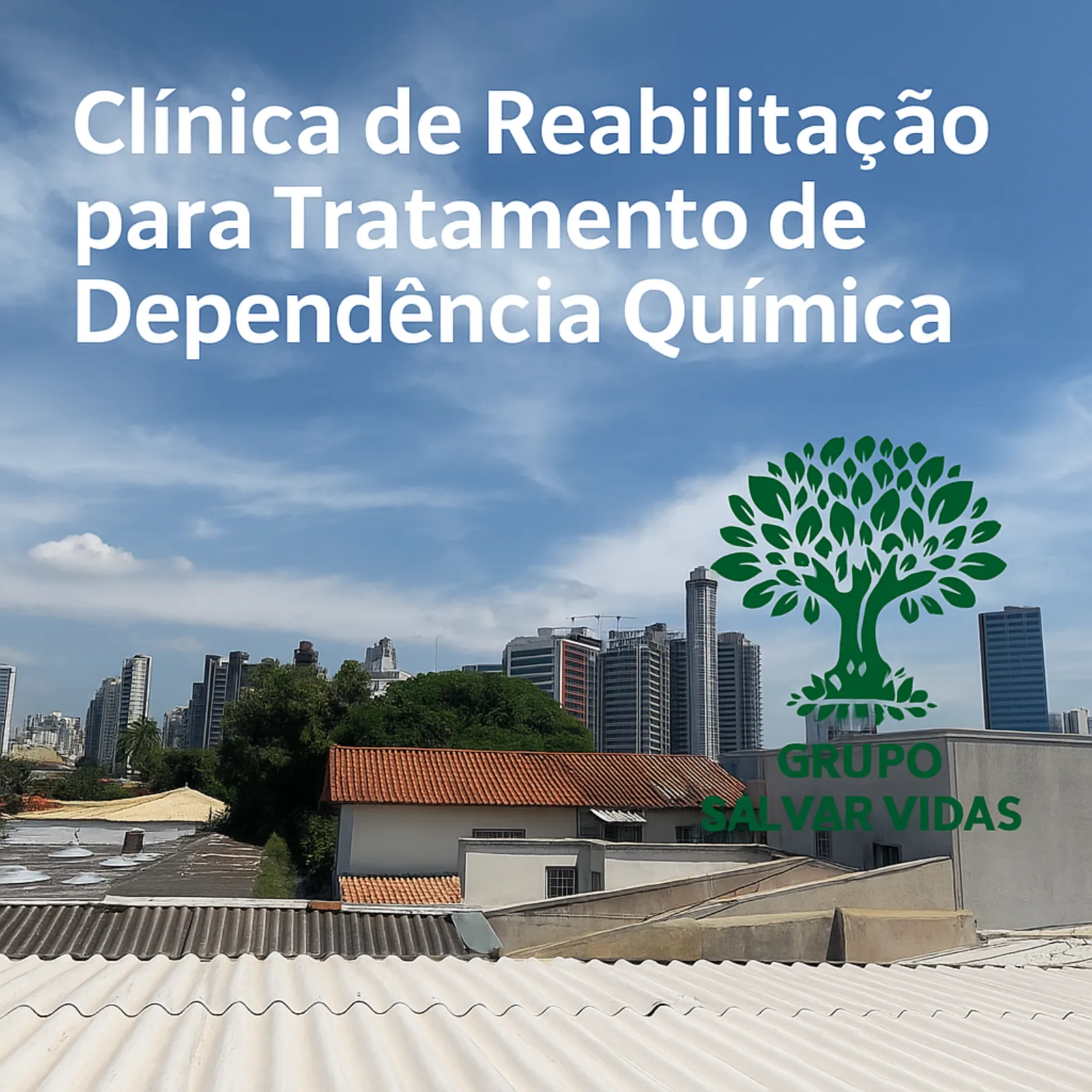 Paisagem urbana representando ativação territorial e presença regional