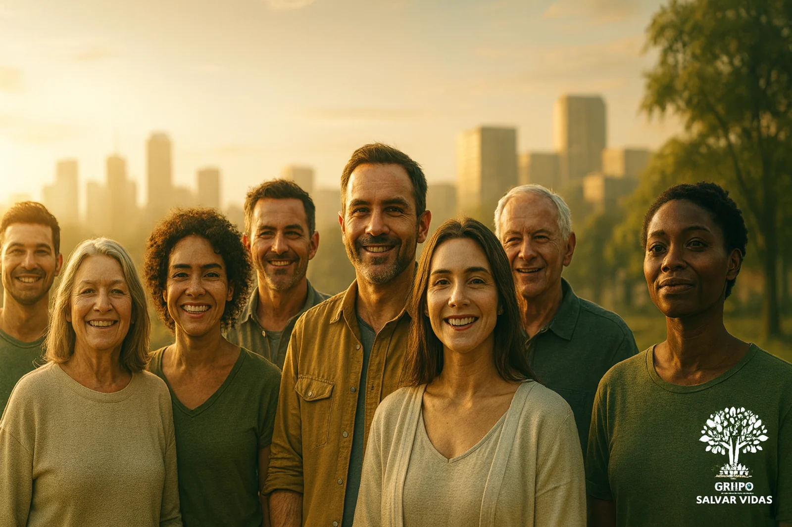 Comunidade e apoio humano representando o ecossistema Grupo Salvar Vidas