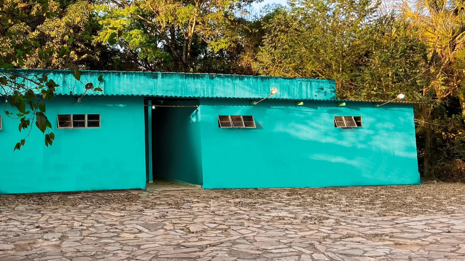 Prédio de apoio da unidade Green Park