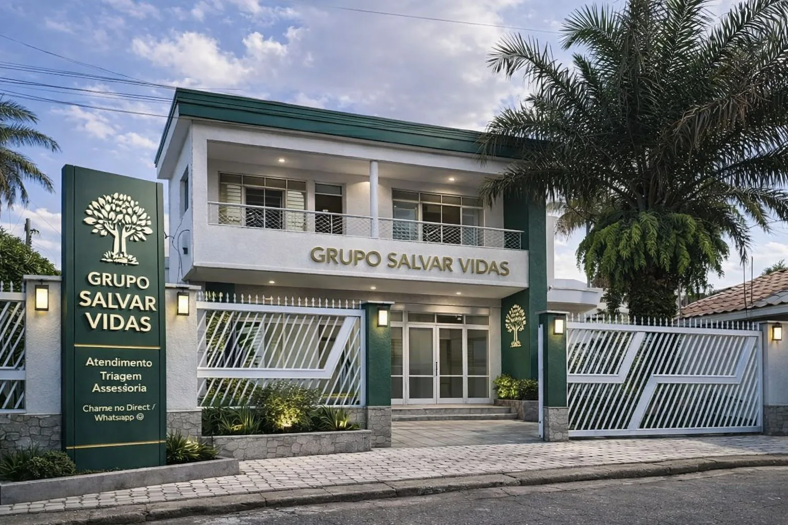Imagem institucional do Grupo Salvar Vidas