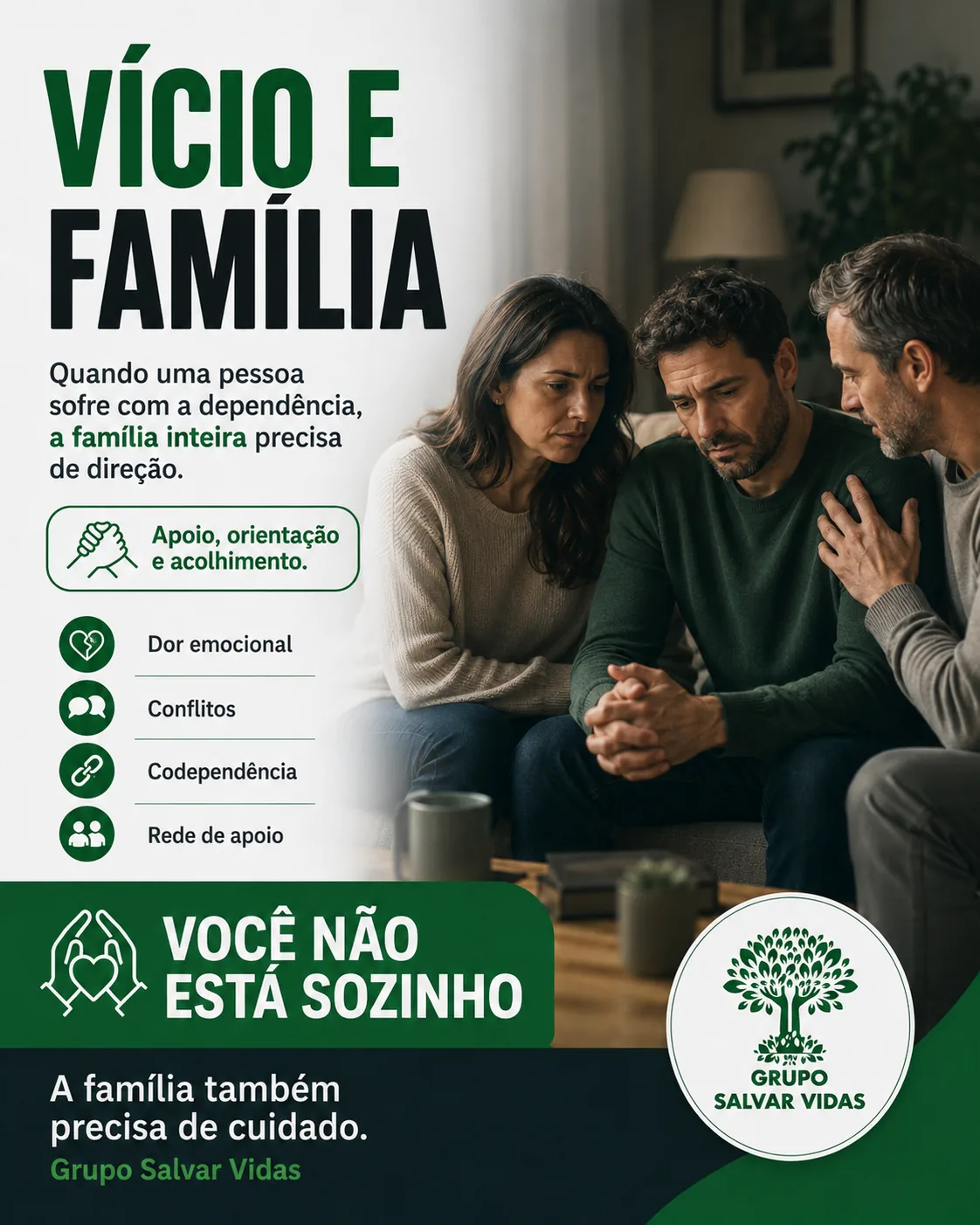 Vício e família