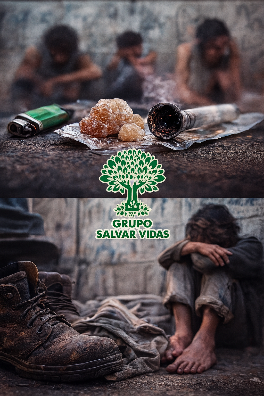 A Verdade Sobre o Crack no Brasil — Imagens Reais, Consequências Devastadoras e o Caminho da Recuperação | Grupo Salvar Vidas